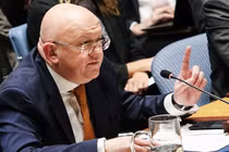 Đại sứ Nga tại Liên Hợp Quốc Vassily Nebenzia. Ảnh: Getty.