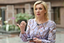 Người phát ngôn Bộ Ngoại giao Nga Maria Zakharova phát biểu trong cuộc phỏng vấn với RIA Novosti ở Moscow, Nga (Ảnh: Sputnik)