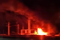 Ukraine tập kích nhằm vào hạ tầng năng lượng Nga trong đêm 2/6. Ảnh: RT.