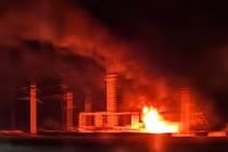 Ukraine tập kích nhằm vào hạ tầng năng lượng Nga trong đêm 2/6. Ảnh: RT.