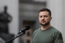 Tổng thống Ukraine Vlodymyr Zelensky. Ảnh: Getty.