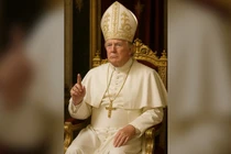 Bức ảnh AI mô tả ông Trump trong bộ trang phục truyền thống của Giáo hoàng. Ảnh: Getty.