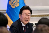 Tổng thống Hàn Quốc Lee Jae-myung phát biểu tại Nhà Xanh vào ngày 3/7. Ảnh: Reuters.