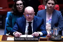 Vassily Nebenzia, đại diện thường trực của Nga tại Liên hợp quốc phát biểu trong cuộc họp Hội đồng Bảo an Liên hợp quốc ngày 30/10 (Ảnh: Sputnik)