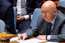 Đại sứ Nga tại Liên Hợp Quốc Vassily Nebenzia. Ảnh: Getty.