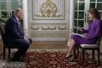 Người dẫn chương trình CBS Norah O'Donnell phỏng vấn Tổng thống Mỹ Donald Trump cho chương trình "60 Minutes" phát sóng ngày 2/11. Ảnh: Getty.