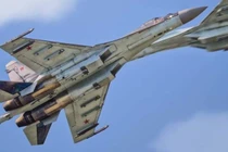 Chiến đấu cơ Su-35 của Lực lượng Không quân Vũ trụ Nga. Ảnh: MW.