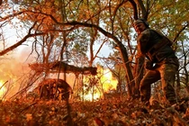 Thành phố Toretsk, miền Đông Ukraine. Khu vực này đang phải đối mặt với một cuộc tấn công mới của Nga (Ảnh: Reuters)