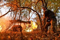 Thành phố Toretsk, miền Đông Ukraine. Khu vực này đang phải đối mặt với một cuộc tấn công mới của Nga (Ảnh: Reuters)