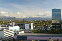 Một góc nhìn trên cao thành phố Anchorage, bang Alaska, Mỹ. Ảnh: Getty.