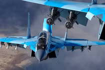 Giới quan sát đồn đoán rằng mẫu máy bay chiến đấu mới gần giống chiến đấu cơ đa nhiệm Mikoyan MiG-35 (Ảnh: Handout)