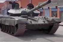 Norinco nâng cấp xe tăng T-72 với tháp pháo mới. Ảnh: Weibo.