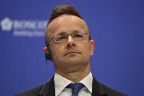 Bộ trưởng Ngoại giao Hungary Peter Szijjarto (Ảnh: Getty)