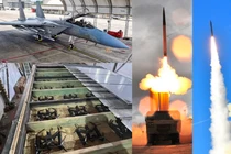 Hình ảnh máy bay đánh chặn F-15EX, hệ thống THAAD và GMD, máy bay không người lái của Ukraine chuẩn bị xuất kích vào ngày 1/6. Ảnh: MW.