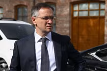 Trợ lý Tổng thống kiêm trưởng đoàn đàm phán Nga Vladimir Medinsky tại Istanbul, Thổ Nhĩ Kỳ, ngày 16/5. Ảnh: Sputnik.