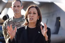 Phó Tổng thống Kamala Harris, ứng cử viên Tổng thống của đảng Dân chủ (Ảnh: Getty)