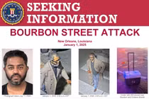 Nghi phạm Shamsud-Din Jabbar và hiện trường vụ đâm xe rạng sáng 1/1 ở New Orleans. Ảnh: Reuters.