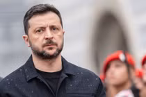 Tổng thống Ukraine Volodymyr Zelensky. Ảnh: Getty.