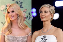 Trang sức kim cương của Ivanka Trump trong lễ nhậm chức của ông Donald Trump. Ảnh: Getty.