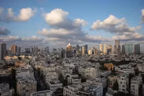 Tel Aviv vào ngày 10/8, trong bối cảnh căng thẳng khu vực trong cuộc chiến đang diễn ra giữa Israel và phong trào Hamas của người Palestine ở Dải Gaza (Ảnh: Getty)