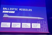 Công ty quốc phòng Fire Point của Ukraine thông báo đã phát triển tên lửa đạn đạo FP-7 và FP-9 mới vào ngày 4/9 tại Ba Lan. Ảnh: militarnyi.com.