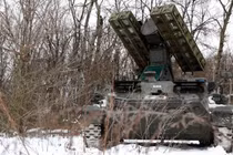 Hệ thống phòng không A 9K35 Strela-10 (Mũi tên) của Nga. Ảnh: Getty.