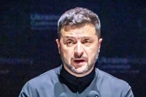 Tổng thống Ukraine Volodymyr Zelensky. Ảnh: Getty.