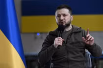 Tổng thống Ukraine Volodymyr Zelensky (Ảnh: AFP)