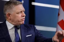 Thủ tướng Slovakia Robert Fico tại một sự kiện ở Ukraine vào ngày 7/10. Ảnh: Getty.