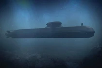 Tàu ngầm thế hệ thứ 5 đầu tiên trên thế giới có khả năng tàng hình và triển khai UUV. Ảnh: Saab.