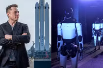 Elon Musk nhiều lần nói về kế hoạch đưa robot hình người lên sao Hỏa. Ảnh: Getty.