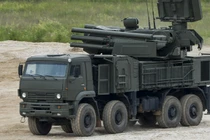 Hệ thống tên lửa phòng không tự hành Pantsyr-S. Ảnh: Sputnik.