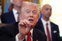 Tổng thống Mỹ Donald Trump tại Nhà Trắng, Washington, DC. ngày 6/11. Ảnh: Getty.