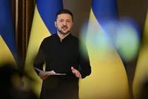 Tổng thống Ukraine Volodymyr Zelensky. Ảnh: AFP.