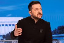 Tổng thống Ukraine Volodymyr Zelensky. Ảnh: Getty.