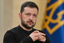 Tổng thống Ukraine Volodymyr Zelensky. Ảnh: Getty.