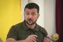 Tổng thống Ukraine Volodymyr Zelensky (Ảnh: AP)