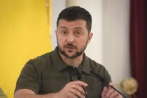 Tổng thống Ukraine Volodymyr Zelensky (Ảnh: AP)