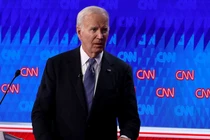 Tổng thống Mỹ Joe Biden trong màn tranh luận với đối thủ Donald Trump (Ảnh: Getty)