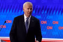 Tổng thống Mỹ Joe Biden trong màn tranh luận với đối thủ Donald Trump (Ảnh: Getty)