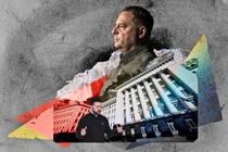 Andriy Yermak, Chánh văn phòng của Tổng thống Volodymyr Zelensky, đã nắm giữ quyền lực chưa từng có, chi phối các quyết định của Quốc hội, Nội các và các cơ quan nhà nước quan trọng của Ukraine. Ảnh: Kyiv Independent.