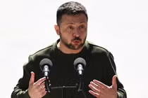 Tổng thống Ukraine Volodymyr Zelensky (Ảnh: Getty)