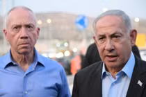 Thủ tướng Israel Benjamin Netanyahu (phải) và Bộ trưởng Quốc phòng Israel Yoav Gallant (Ảnh: Getty)