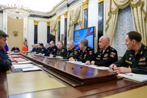 Tổng thống Nga Vladimir Putin phát biểu tại cuộc họp của chính phủ về chương trình vũ khí quốc gia tại Moscow, Nga ngày 11/6. Ảnh: Sputnik.