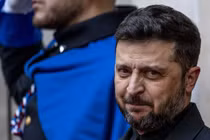 Tổng thống Ukraine Volodymyr Zelensky trong chuyến thăm Rome ngày 9/12. Ảnh: Getty.