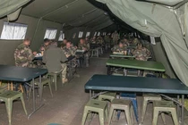 Các binh sĩ Ukraine thuộc Lữ đoàn "Anne của Kiev" trong quá trình huấn luyện ở Pháp năm 2023. Ảnh: Quân đội Pháp.