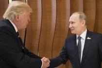 Tổng thống đắc cử Hoa Kỳ Donald Trump và Tổng thống Nga Vladimir Putin. Ảnh: Getty.