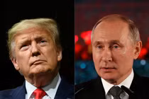 Cuộc gặp thượng đỉnh giữa ông Donald Trump và ông Vladimir Putin sẽ gây tác động lớn tới chiến sự Ukraine. Ảnh: AFP.