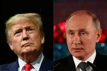 Cuộc gặp thượng đỉnh giữa ông Donald Trump và ông Vladimir Putin sẽ gây tác động lớn tới chiến sự Ukraine. Ảnh: AFP.
