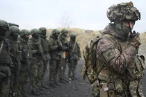 Binh sĩ Nga trong một cuộc tập trận ở vùng Saratov, Nga (Ảnh: Sputnik)